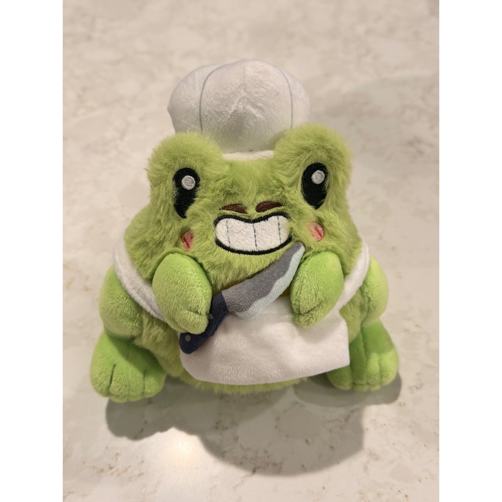 Squishable Mini Chef Frog Green Plush Stuffed Animal with Hat and Apron 7 inch